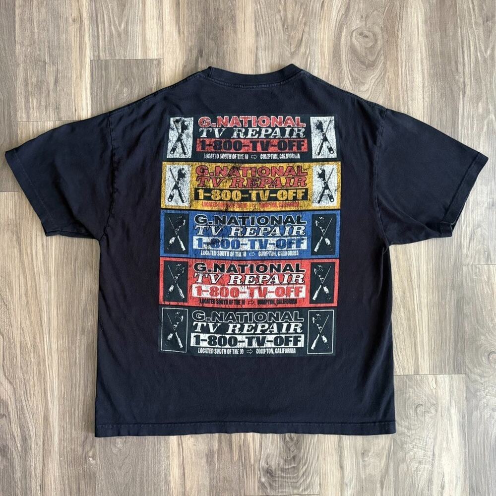 Kendrick Lamar GNX Grand National Tour T-Shirt Men's Size L Oversized TV Repair